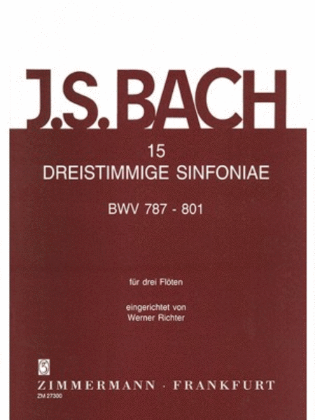 15 Three-Part sinfoniae BWV 787-801