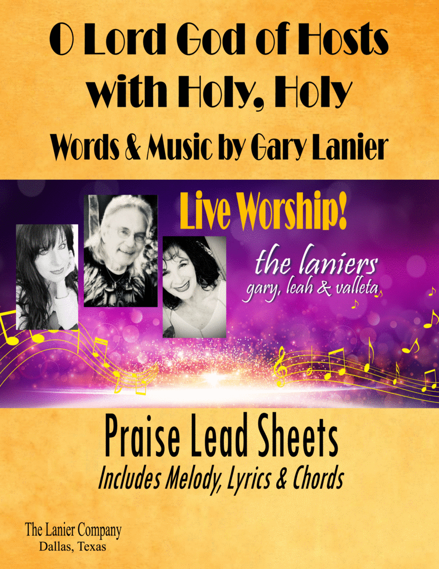 O LORD GOD OF HOSTS with HOLY, HOLY - Praise Lead Sheets (Includes Melody, Lyrics & Chords) image number null