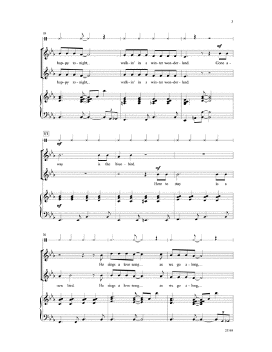 Winter Wonderland 2-Part scores gallery preview page 3