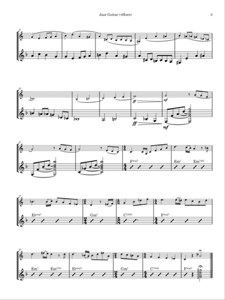 Miniature Suite Horn scores gallery preview page 3