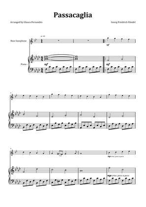 Passacaglia by Handel/Halvorsen - Bass Saxophone & Piano