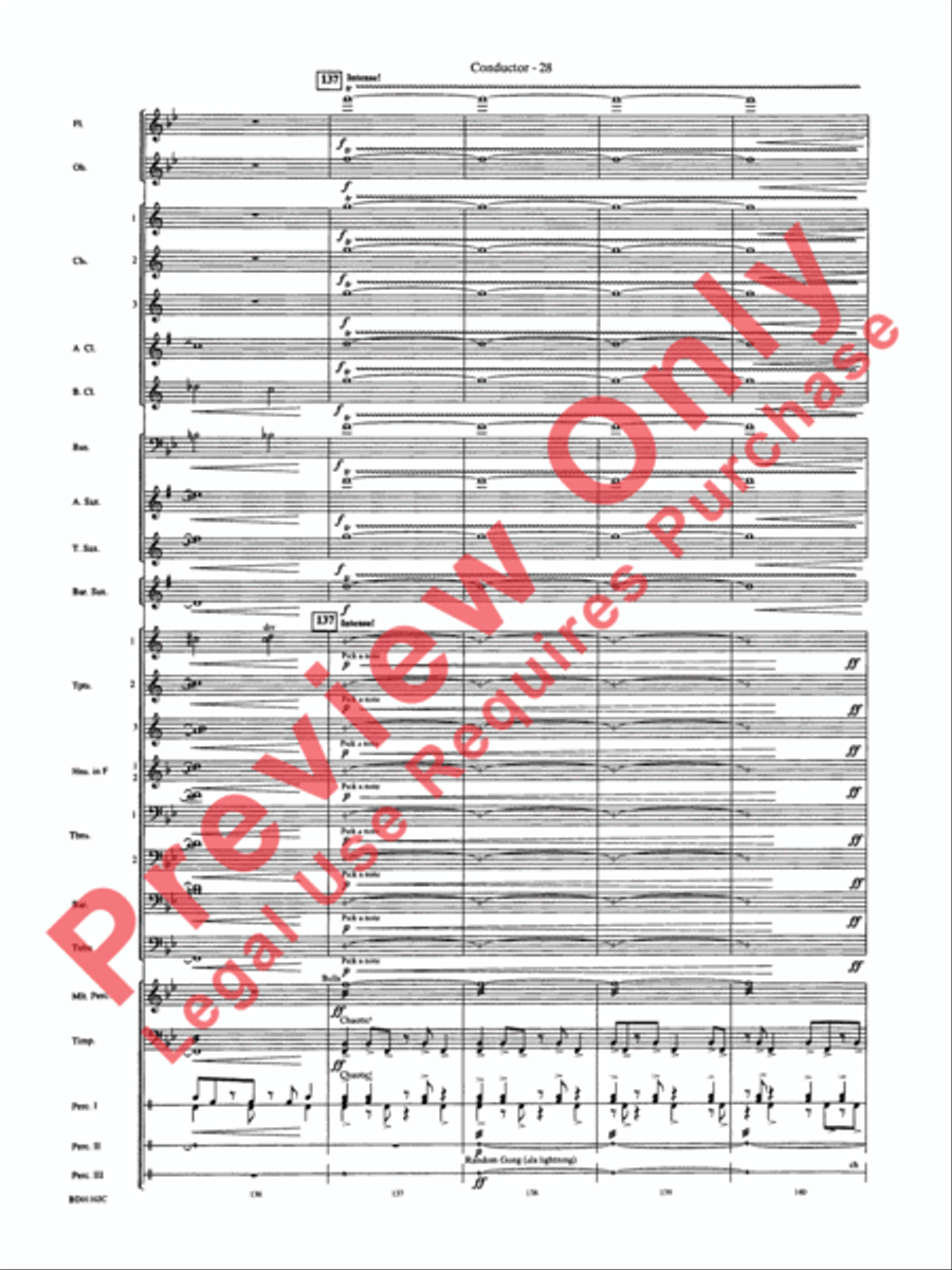 Into the Storm Into the Storm Concert Band scores gallery preview page 31