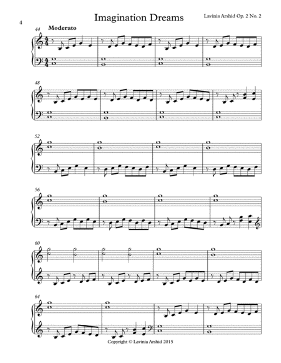Opus 2: Asian Travels and Other Easy Pieces Easy Piano scores gallery preview page 4
