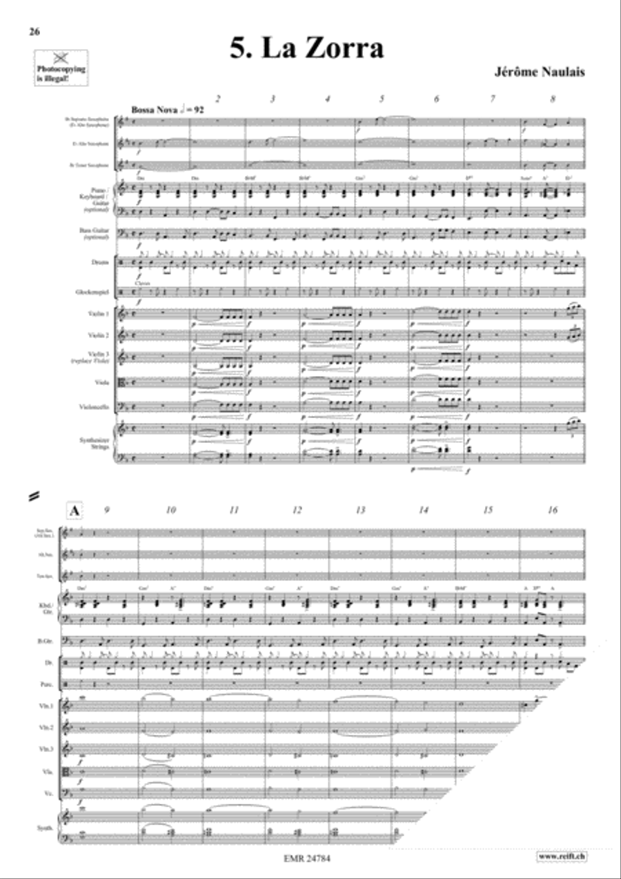 Play With Your Band Volume 3 Saxophone Ensemble scores gallery preview page 8
