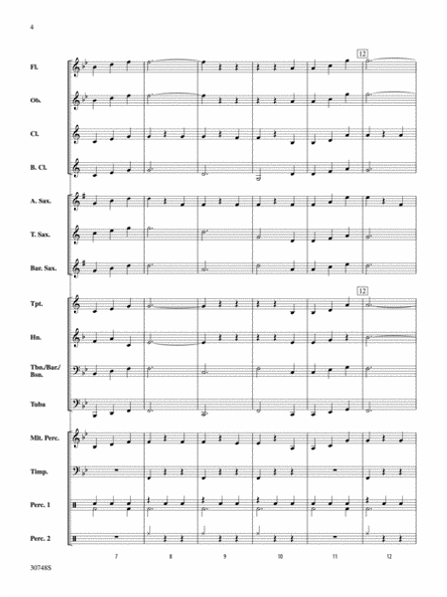 Belwin Beginning Band Kit #5 Concert Band scores gallery preview page 3