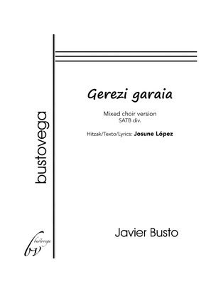 Book cover for GEREZI GARAIA