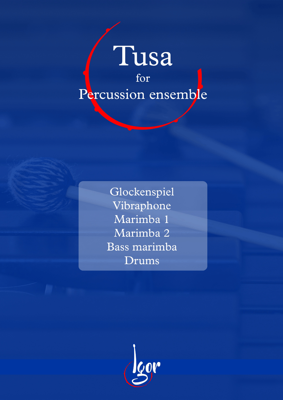 Tusa Percussion Ensemble scores gallery preview page 1