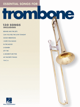 Book cover for Essential Songs for Trombone