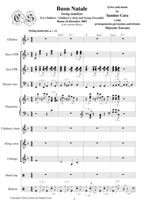 Buon Natale_Swing for children - Full score and parts