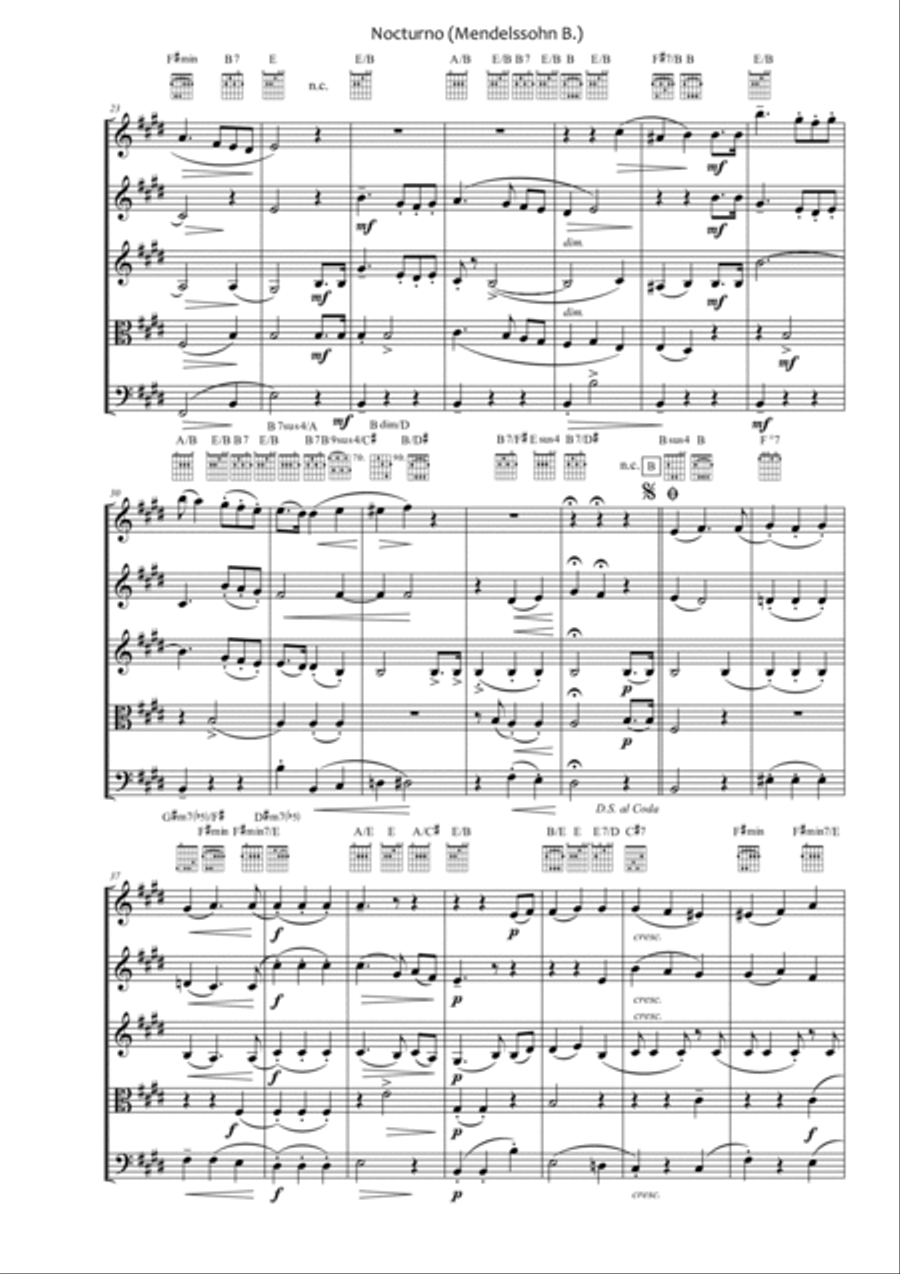Nocturne Nocturne School and Community scores gallery preview page 2