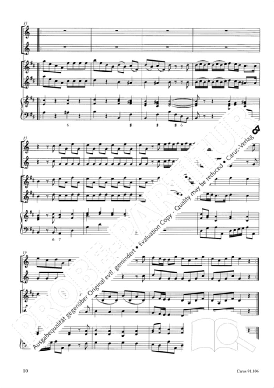 Concerto pastorello 23 + 24 Score scores gallery preview page 11