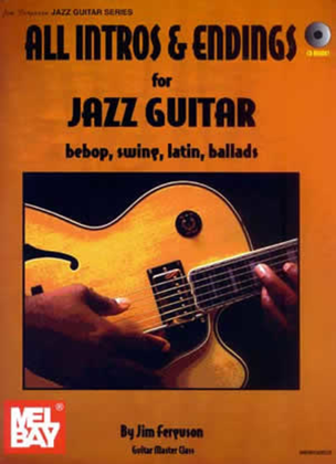 Book cover for All Intros and Endings for Jazz Guitar Bebob, Swing, Latin, Ballads