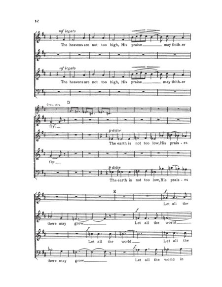 Five Mystical Songs (Choral Score)