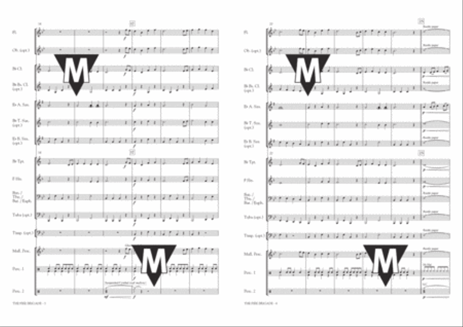 The Fire Brigade The Fire Brigade Concert Band scores gallery preview page 3