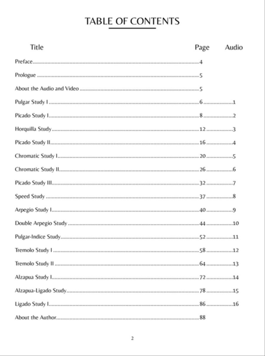 16 Modern Studies for Flamenco Guitar Classical Guitar scores gallery preview page 3