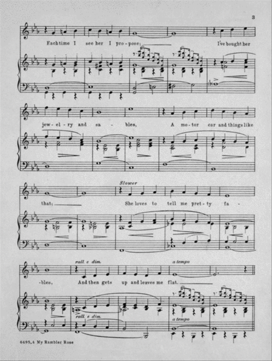 My Rambler Rose Voice scores gallery preview page 3
