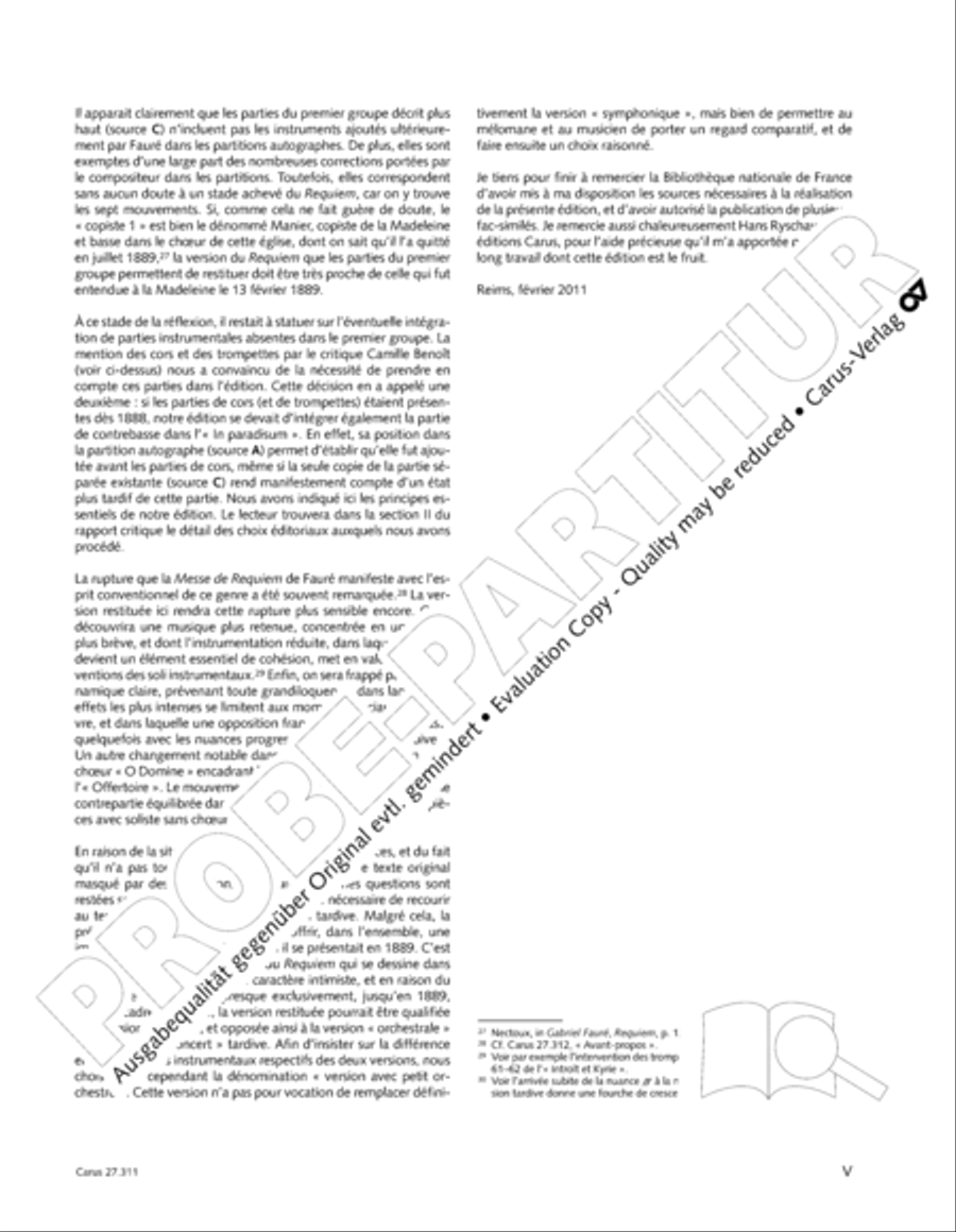 Requiem - church version (Requiem. Fassung mit kleinem Orchester) 4-Part scores gallery preview page 7