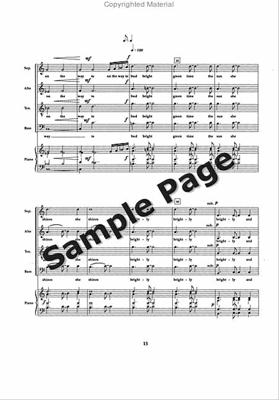 Color and Time 4-Part scores gallery preview page 18