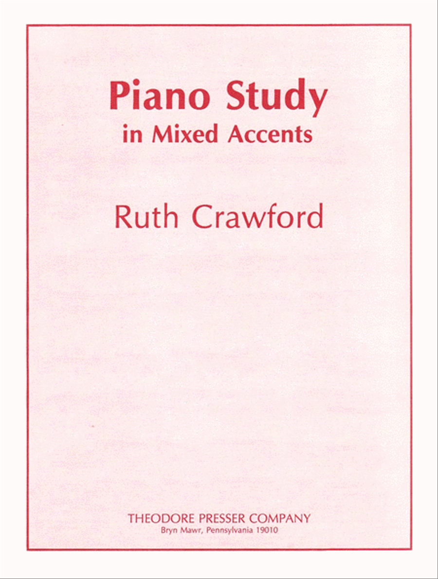 Piano Study In Mixed Accents Chamber Music scores gallery preview page 1
