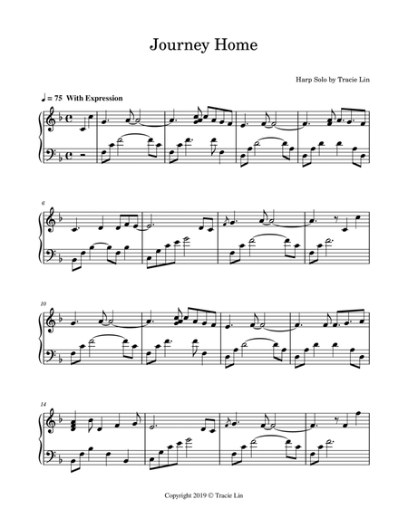 Journey Home - Harp Solo and Double Strung Harp Solo