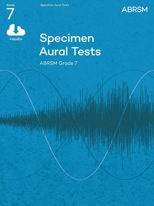 Book cover for Specimen Aural Tests, Grade 7 with audio