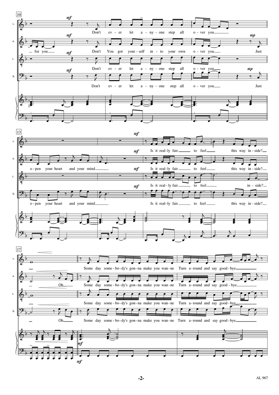 Hold On 4-Part scores gallery preview page 2