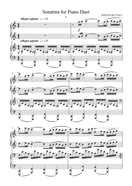 Sonatina for Piano Duet (Four Hands) image number null