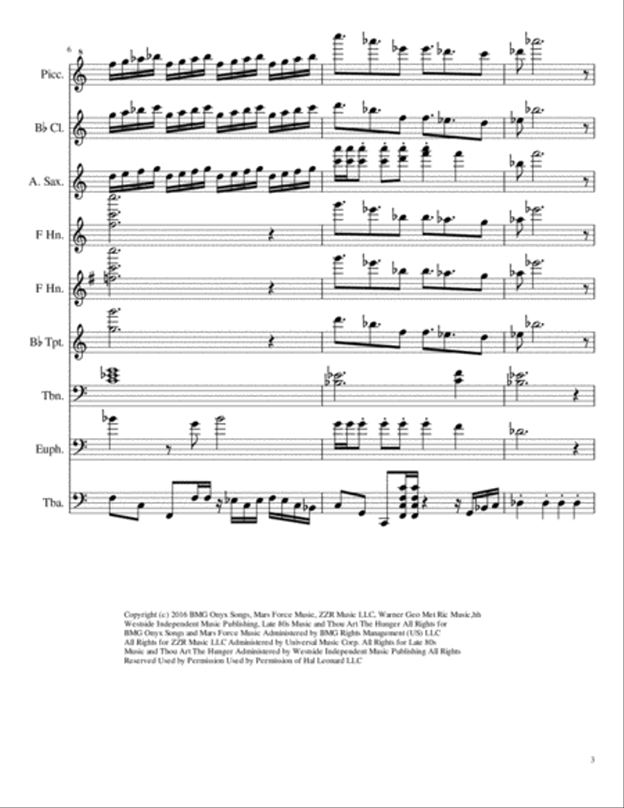 24K Magic Large Ensemble scores gallery preview page 3