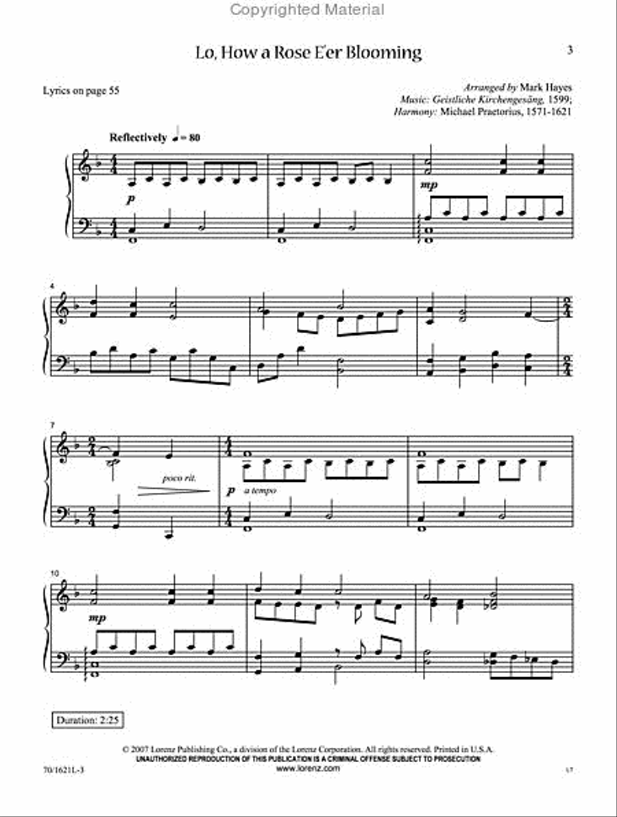 Mark Hayes: Carols for the Intermediate Pianist Piano Solo scores gallery preview page 2