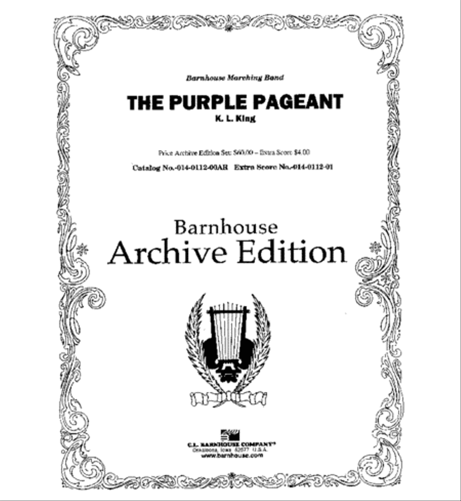 The Purple Pageant Condensed Score scores gallery preview page 2