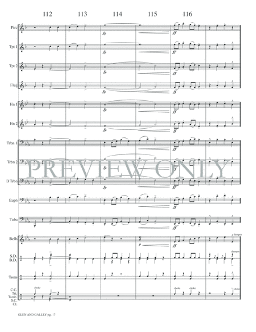 Glen and Galley Glen and Galley Small Ensemble scores gallery preview page 19
