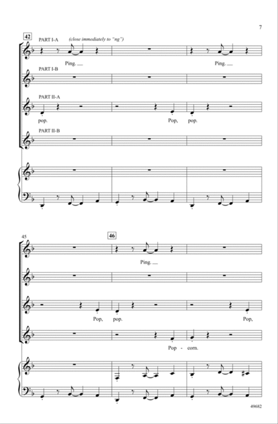 Popcorn Choir scores gallery preview page 6