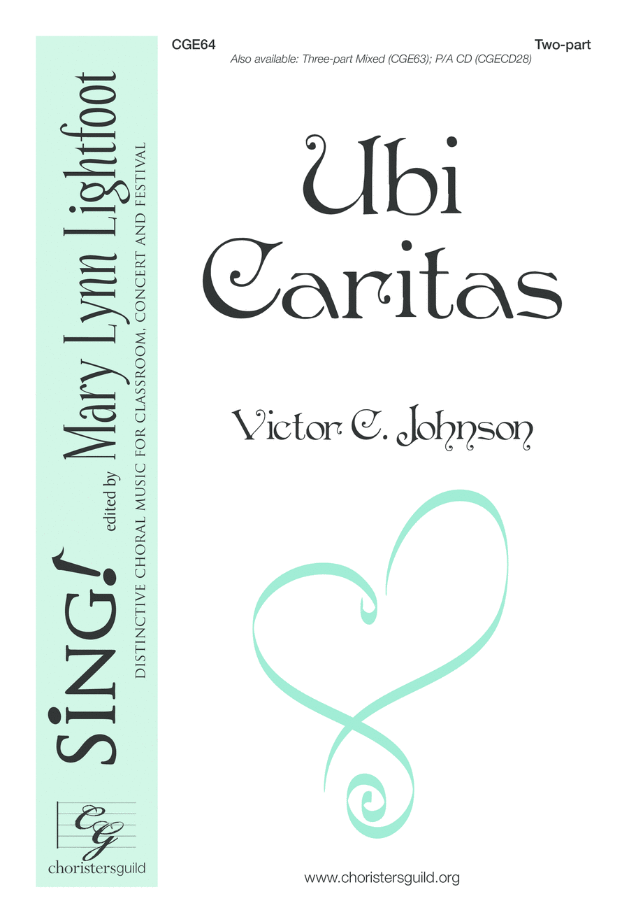 Ubi Caritas (Two-Part) Choir scores gallery preview page 1