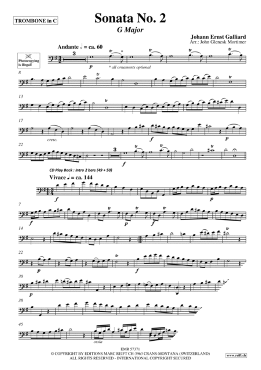 Sonata No. 2 Organ scores gallery preview page 3