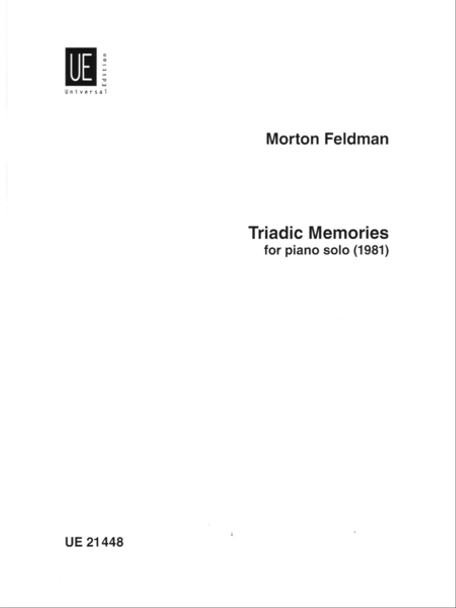 Triadic Memories Triadic Memories Chamber Music scores gallery preview page 1