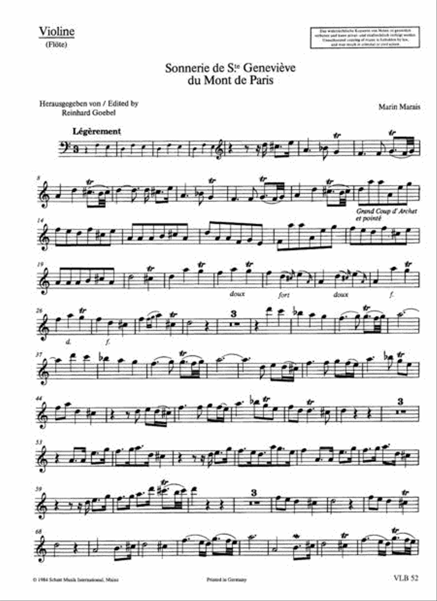 Sonnerie de Ste. Geneviève du Mont de Paris Flute scores gallery preview page 3