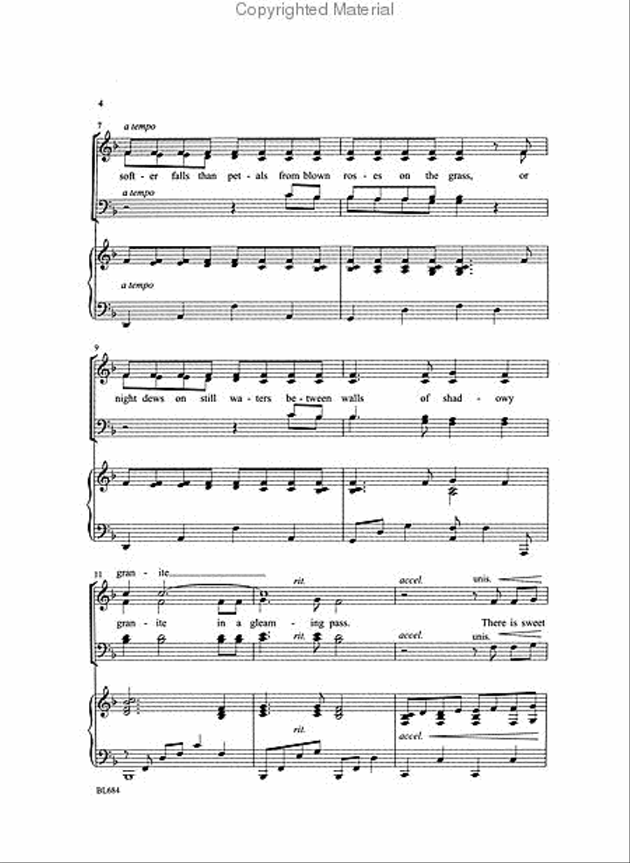 There is Sweet Music Here 4-Part scores gallery preview page 3