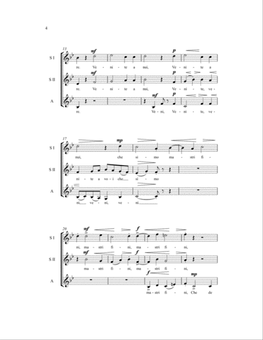 Chi la gagliarda SSA scores gallery preview page 3