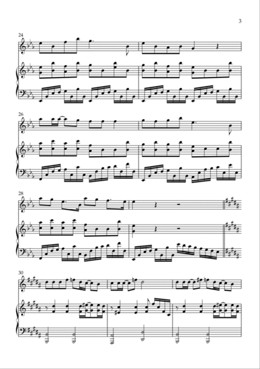 When Christmas Comes To Town Flute Solo scores gallery preview page 3