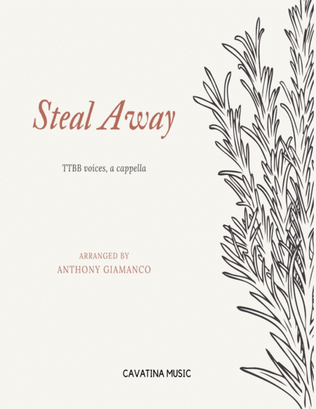 Book cover for Steal Away - TTBB, a cappella