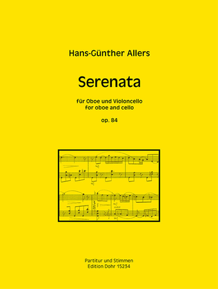 Book cover for Serenata für Oboe und Violoncello op. 84