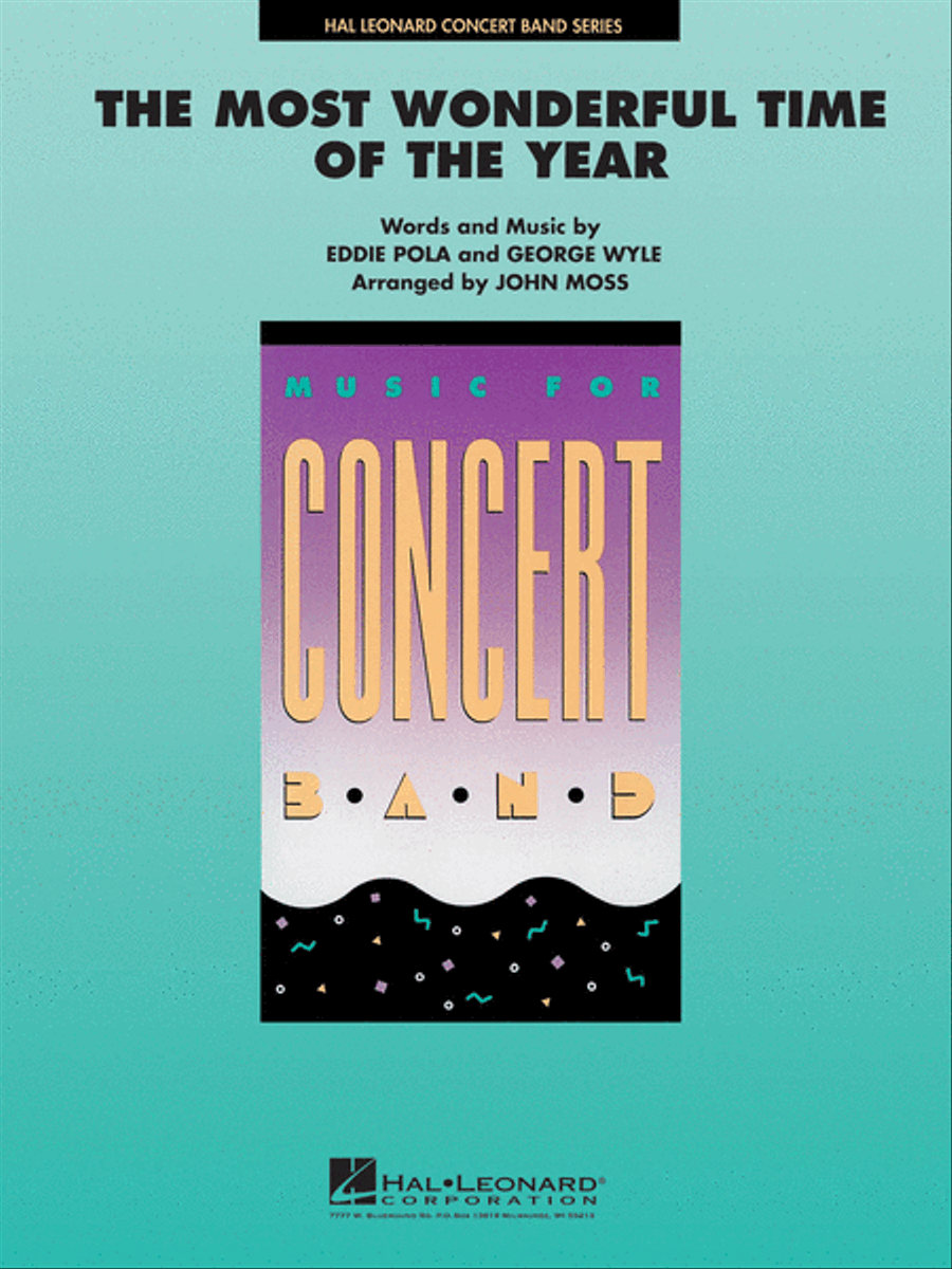 The Most Wonderful Time of the Year Concert Band scores gallery preview page 1