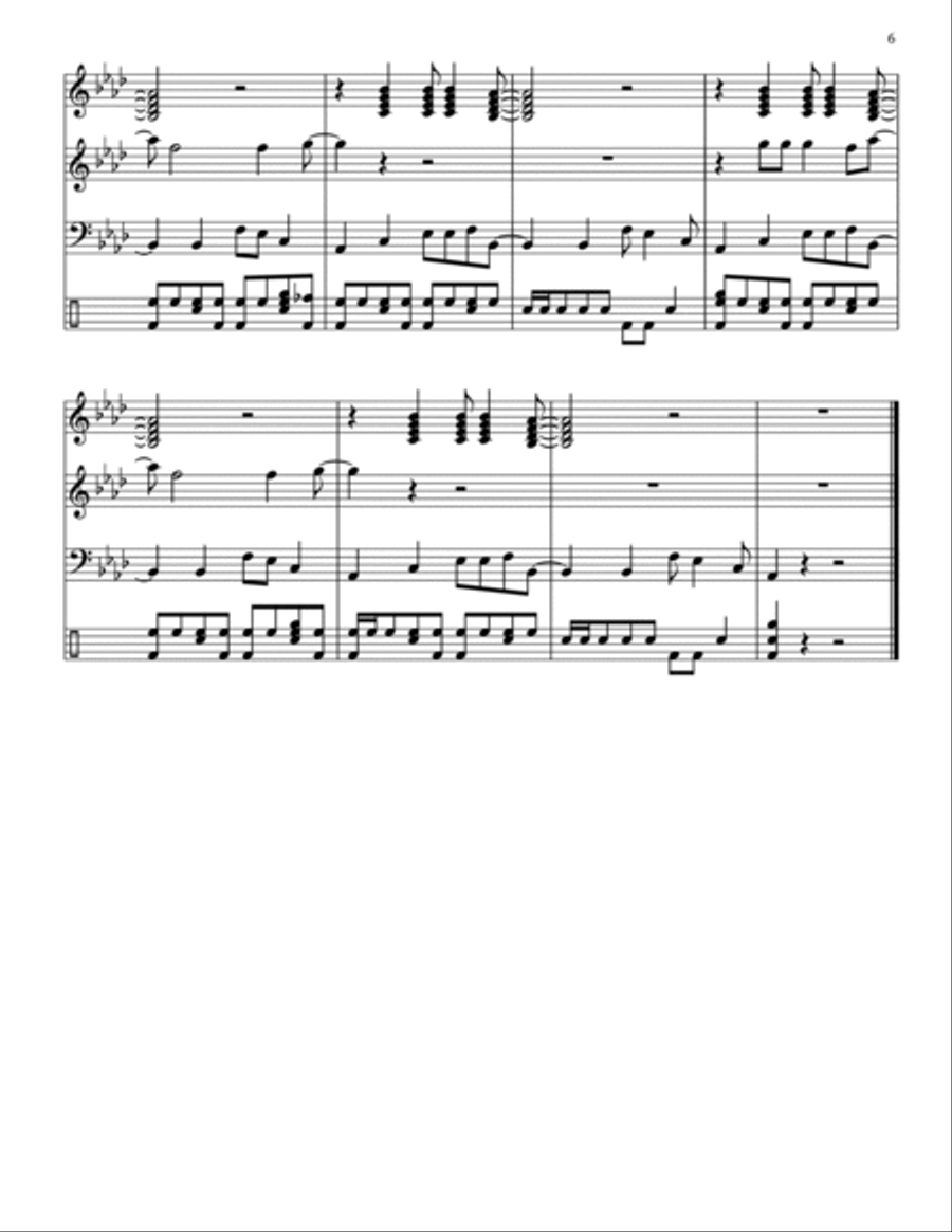 Crystal Blue Persuasion Small Ensemble scores gallery preview page 6