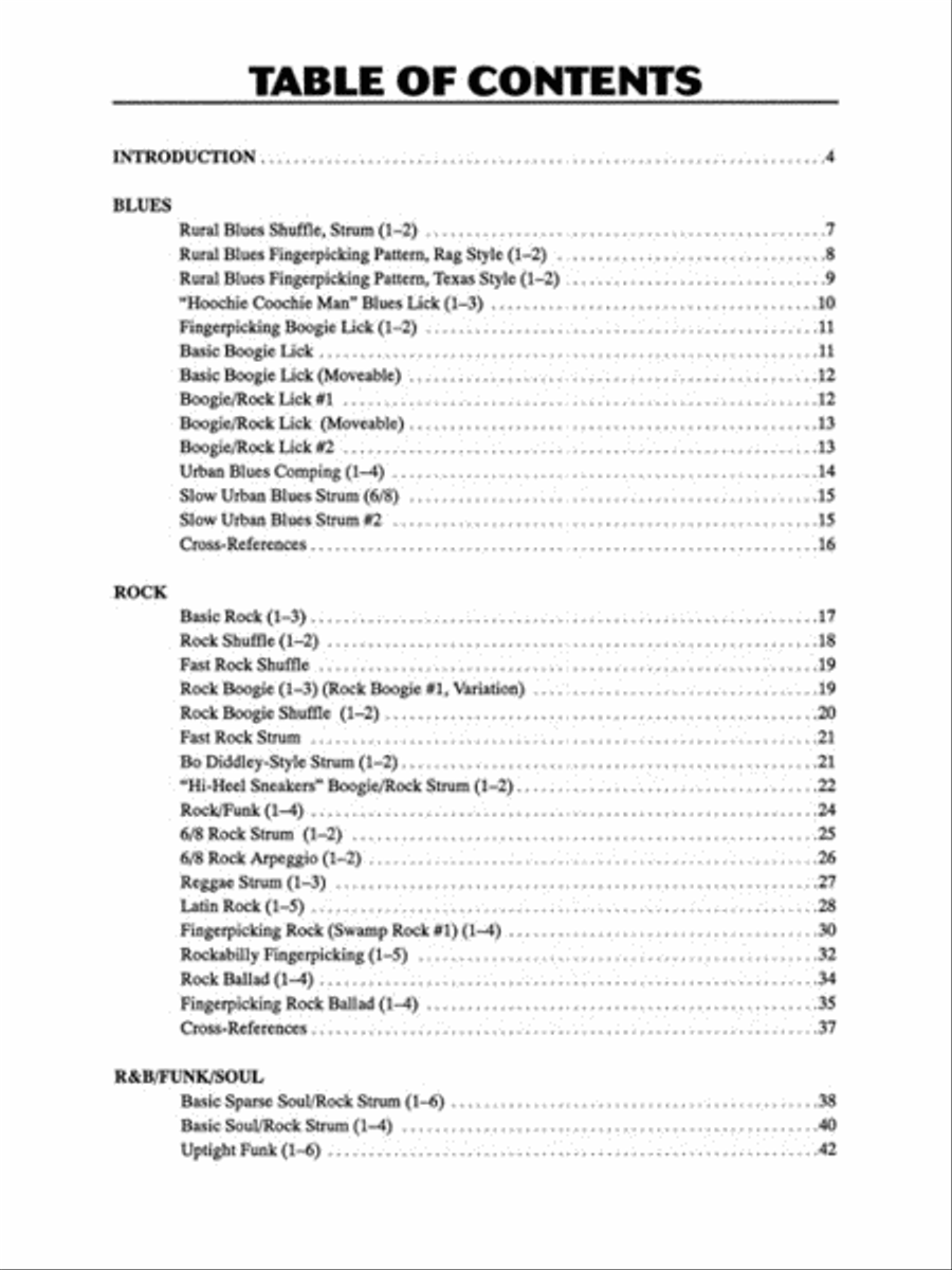 The Dictionary of Strum & Picking Patterns Guitar Tablature scores gallery preview page 2