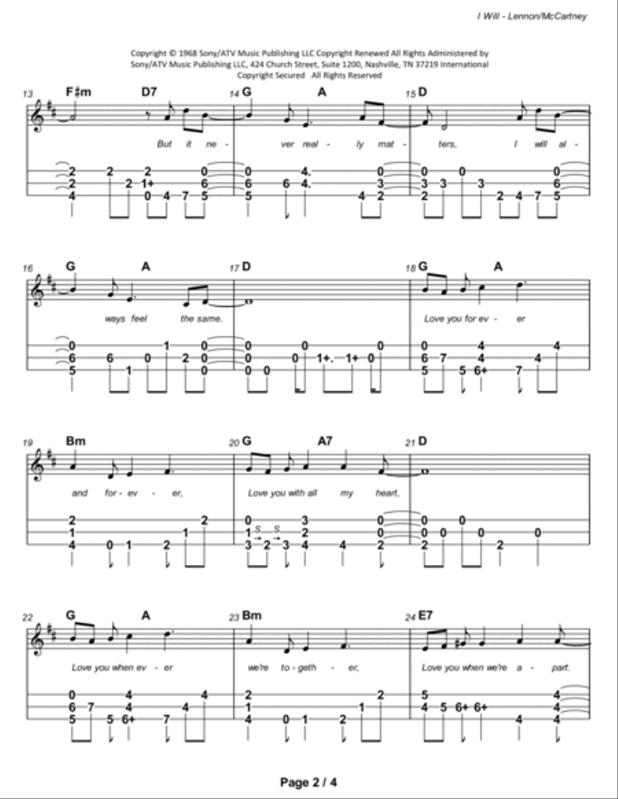 I Will Dulcimer scores gallery preview page 3