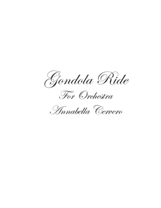 Gondola Ride, for orchestra