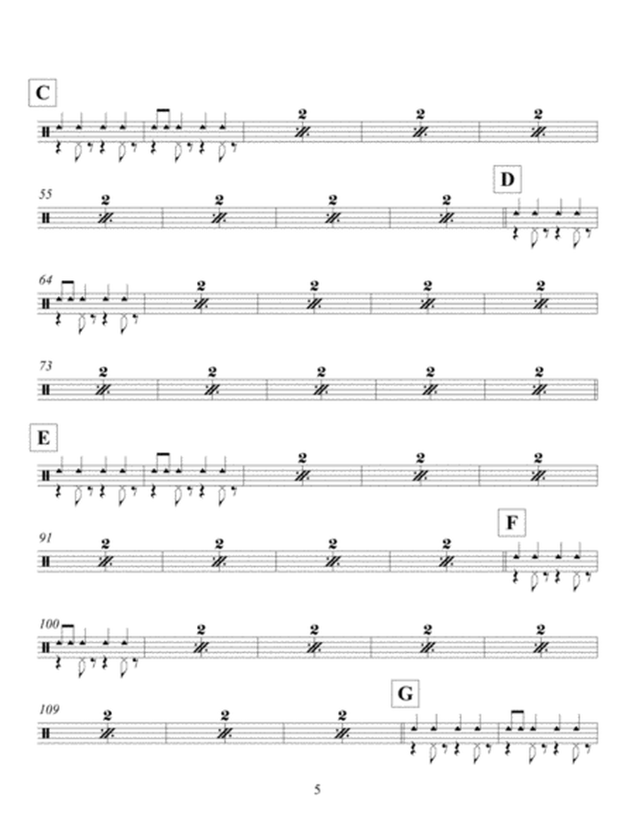 Focus on Grace ... A concerto for jazz saxophone and orchestra (2010) Drum set part