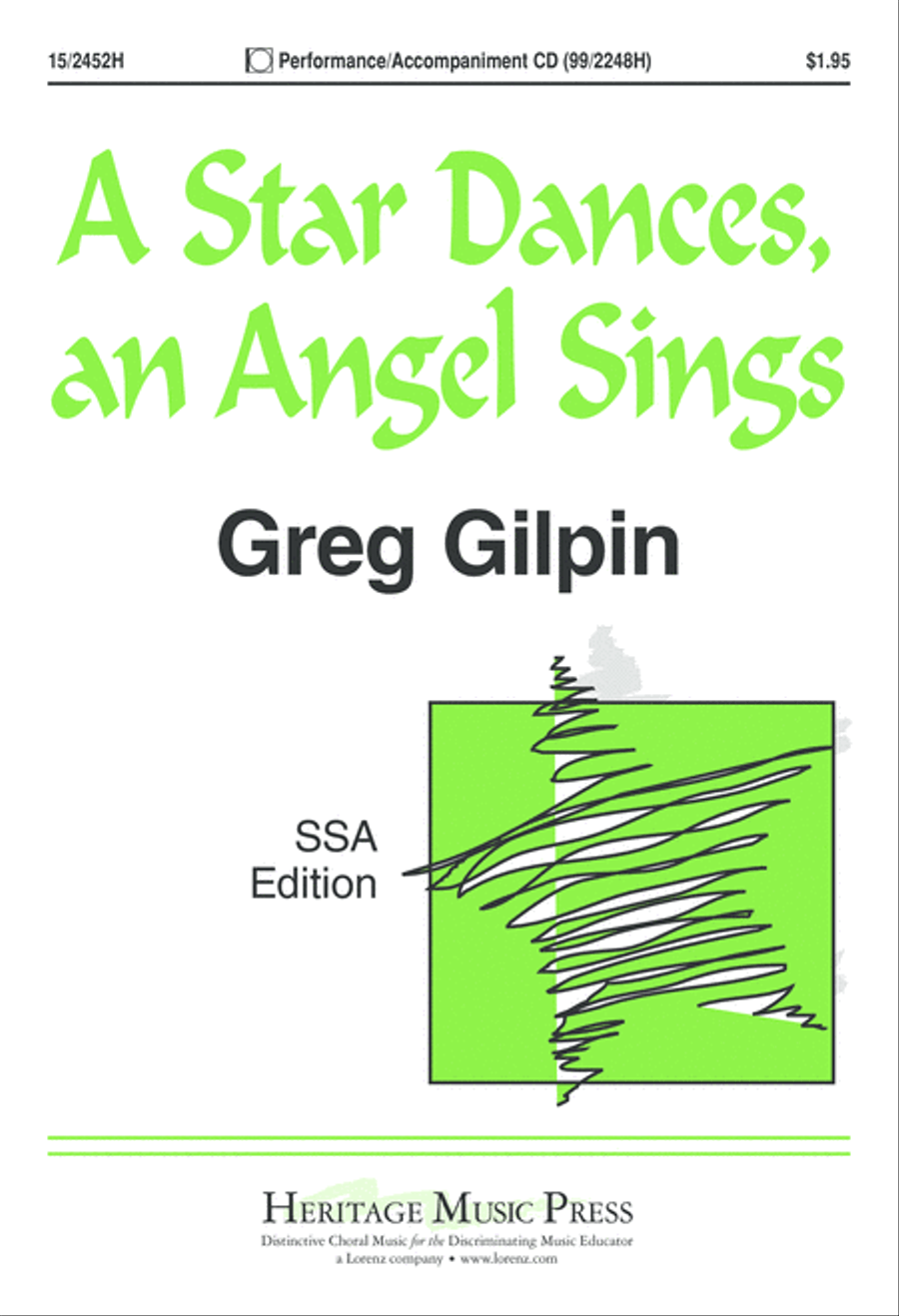 A Star Dances, an Angel Sings SSA scores gallery preview page 1