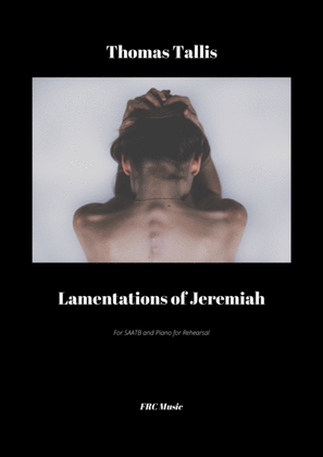 Lamentations of Jeremiah (for SAATB and Harpsichord)