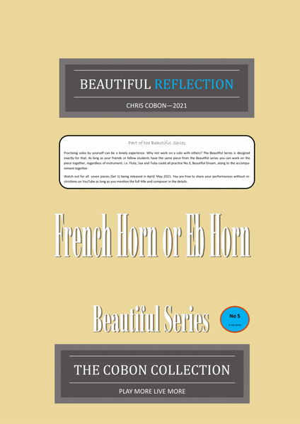 No.5 Beautiful Reflection (French Horn or Eb Horn) image number null